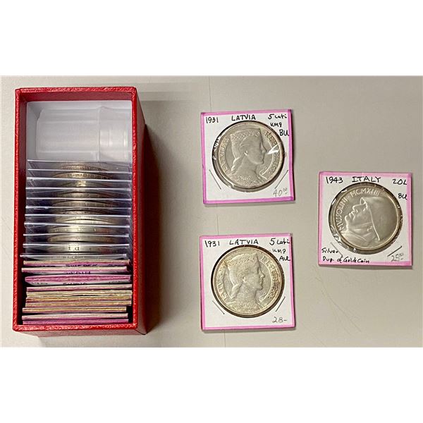 EUROPE: LOT of 24 coins