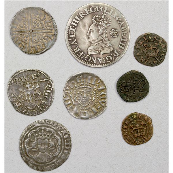 ENGLAND: LOT of 8 coins