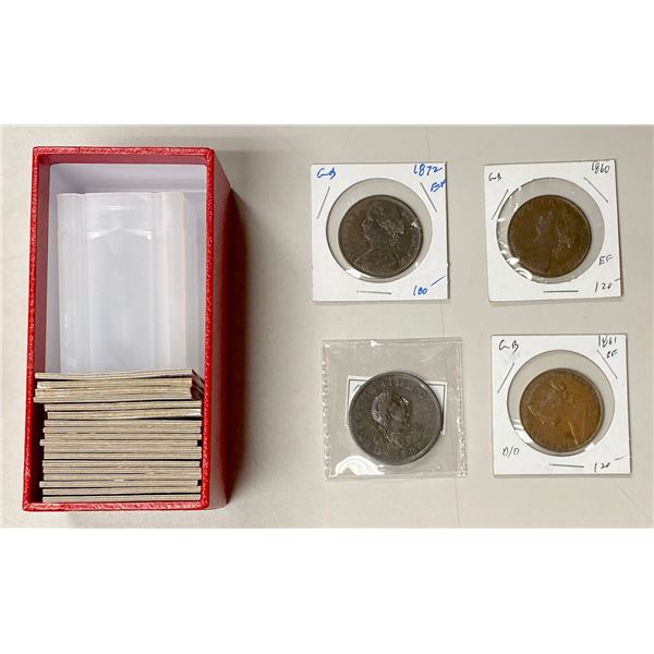 GREAT BRITAIN: LOT of 22 coins