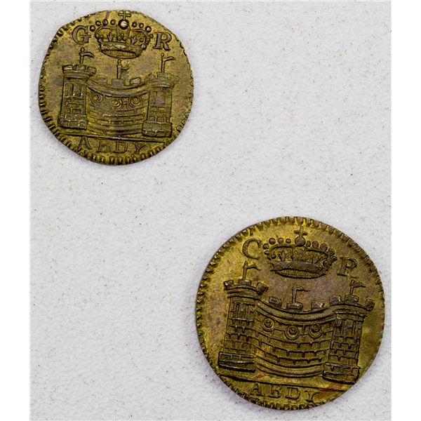 GREAT BRITAIN: LOT of 2 coin weights