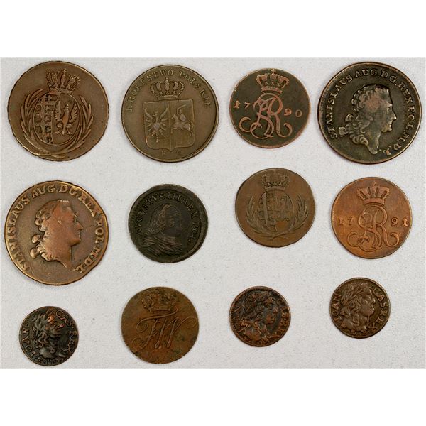 POLAND: LOT of 12 pieces