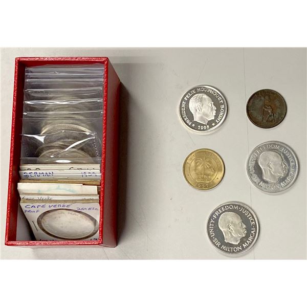 AFRICA: LOT of 40 coins