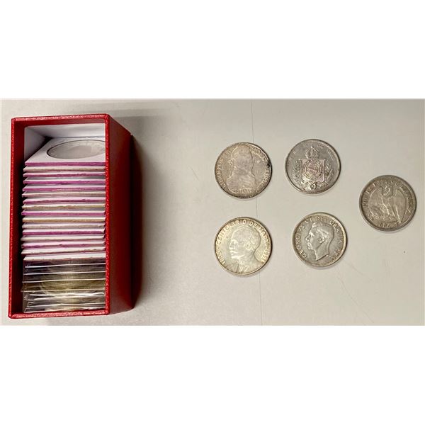 AMERICAS: LOT of 28 coins