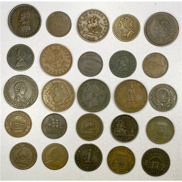 CANADA: LOT of 25 tokens