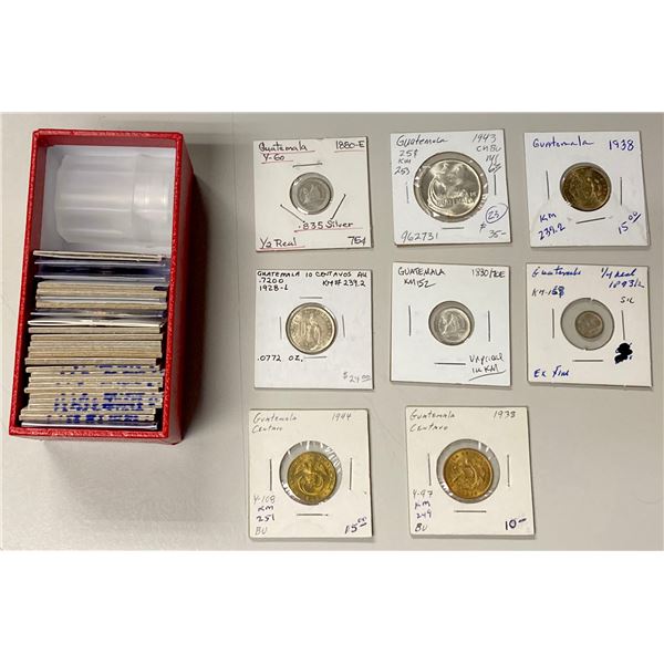 LATIN AMERICA: LOT of 34 coins