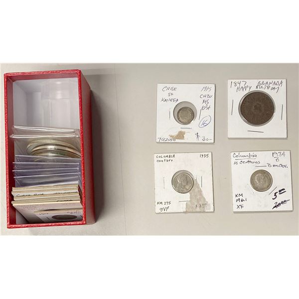 LATIN AMERICA: LOT of 22 coins