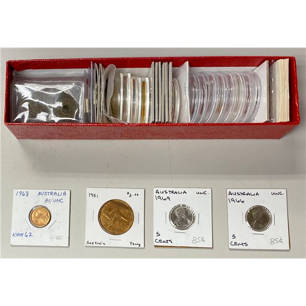 OCEANIA: LOT of 65 coins