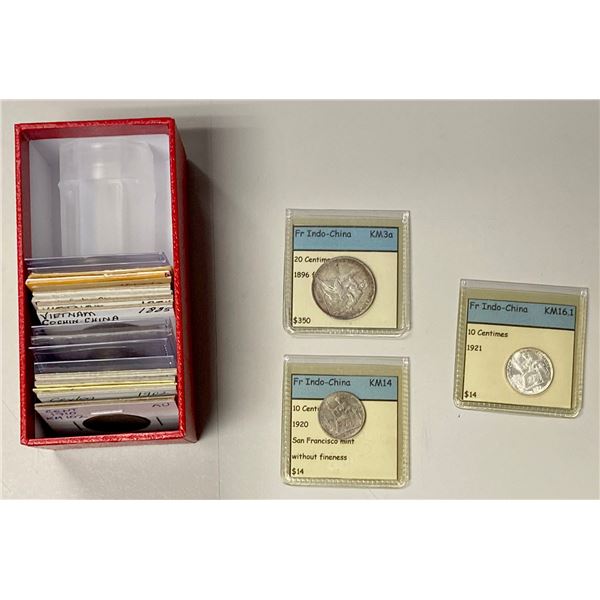 ASIA: LOT of 28 coins