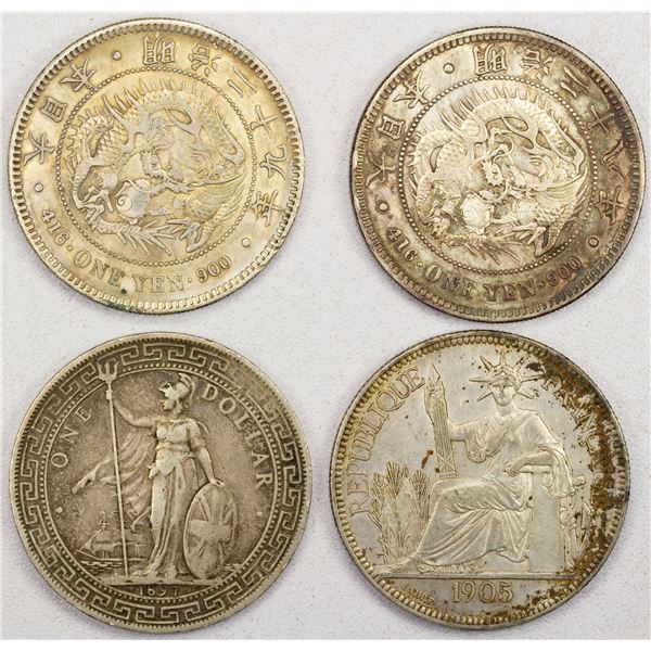 ASIA: LOT of 4 coins