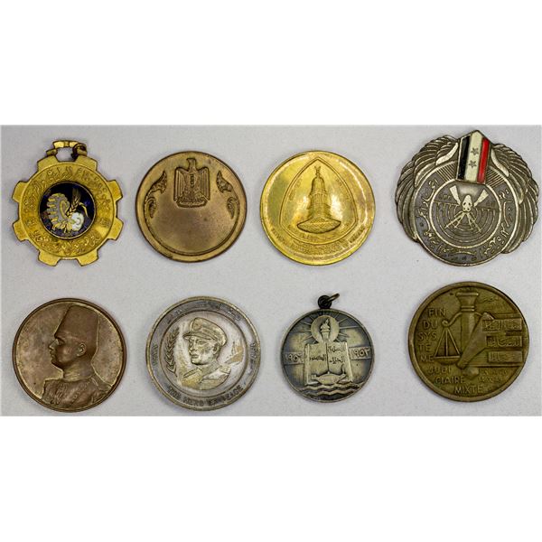 EGYPT: LOT of 8 modern medals