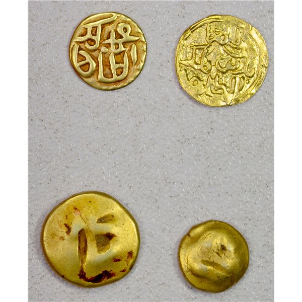INDONESIA: LOT of 4 gold coins