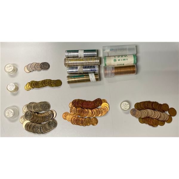JAPAN AND KOREA: LOT of 536 coins