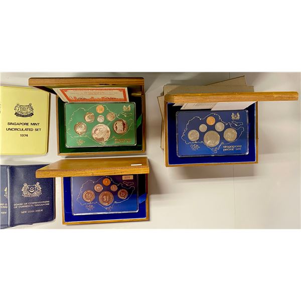 SINGAPORE: LOT of 18 sets