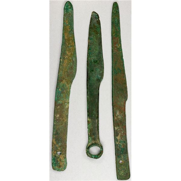 WARRING STATES: LOT of 3 knives