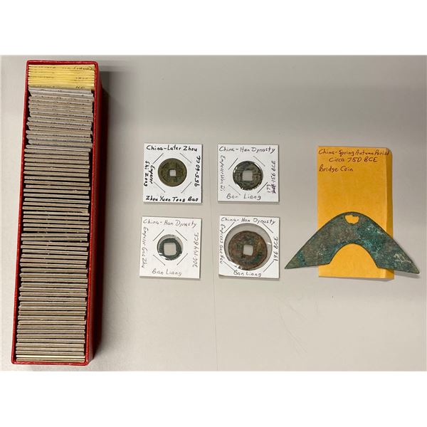 CHINA: LOT of 154 coins