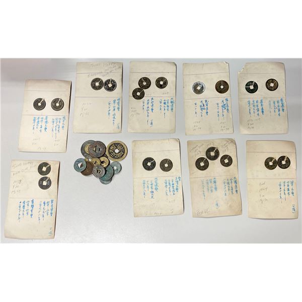 CHINA: LOT of 36 coins