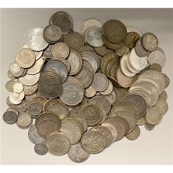 WORLDWIDE: LOT of 211 coins, tokens, and medals