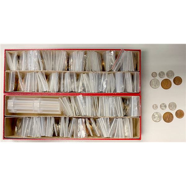 WORLDWIDE: LOT of 146 BU year sets