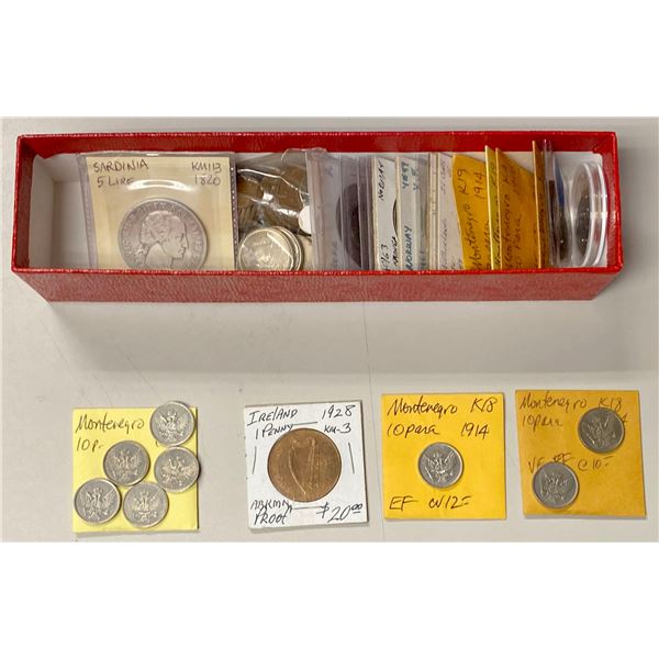 WORLDWIDE: LOT of 116 coins, medals, and tokens