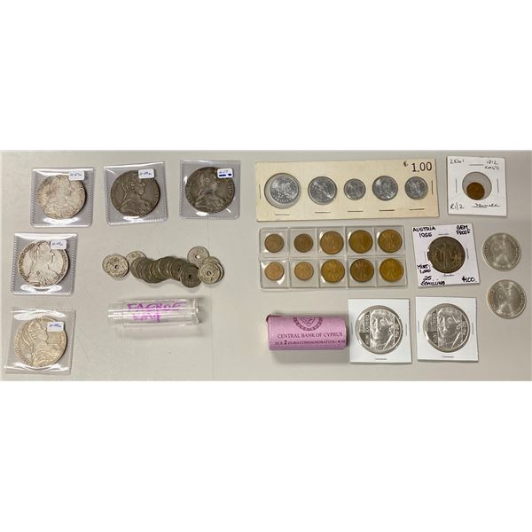 WORLDWIDE: LOT of 71 coins