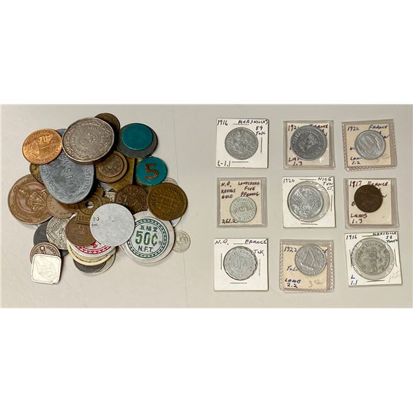 WORLDWIDE: LOT of 60 tokens