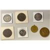 Image 2 : WORLDWIDE: LOT of 7 coins and medals