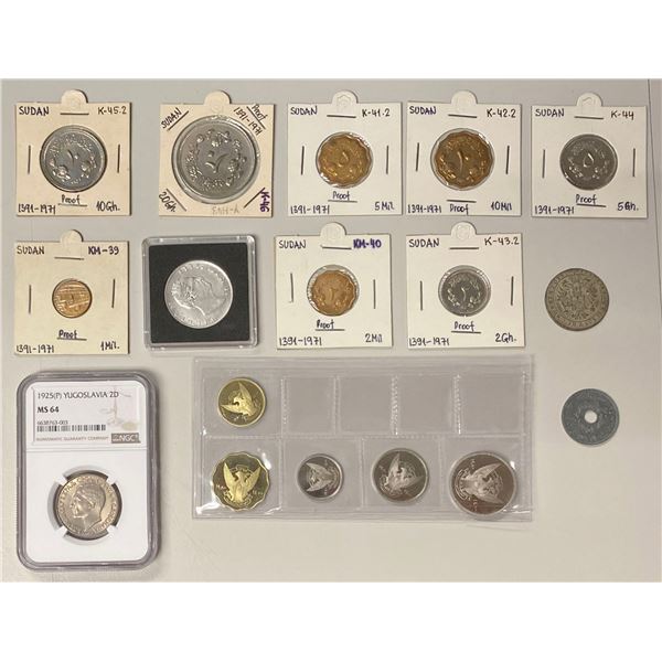 WORLDWIDE: LOT of 6 singles and sets