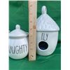 Image 2 : Rae Dunn Ceramic Creamer and Sugar set,  with Bird House
