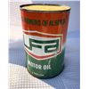 UFA oil tin