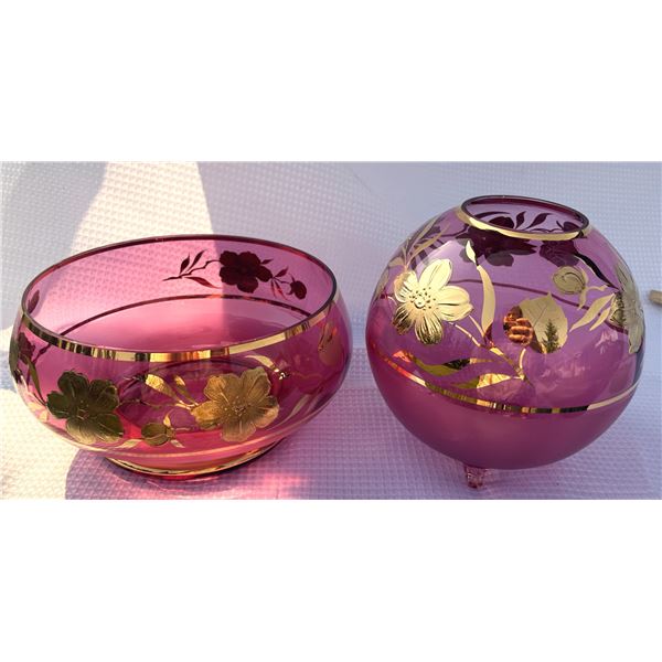 Red Glassware