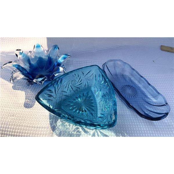 Blue Glassware