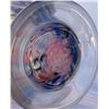 Image 2 : Signed Arte Vargas Lettuce Vase, Arte Vargas, Purple SWIRL Carnival Glass