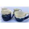 Image 1 : Cattails Creek Pottery,  Two Creamers and Two Cups