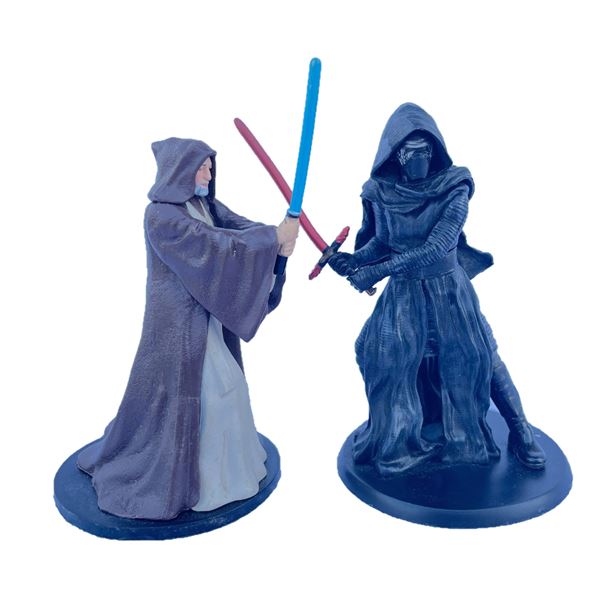 Star Wars Kylo Ren and Obi Wan Figures