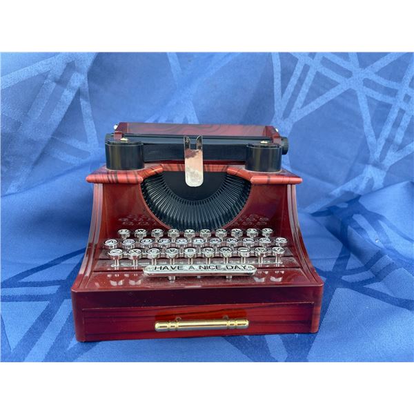 Music Box Typewriter TESTED AND WORKING