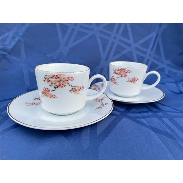 Fine China Tea Cups and Saucers