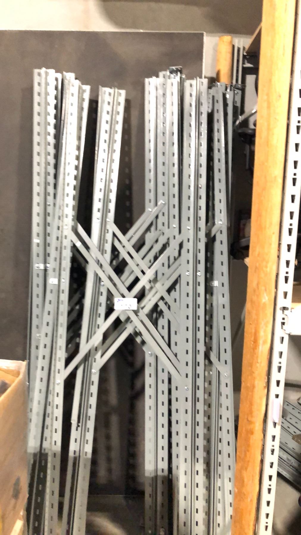 COMMERCIAL RACKS APPROX. 40 COLUMN POST, APPROX. 207 DECK/SHELVES ...