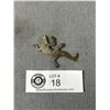 Image 1 : 2" Long Sterling Silver Lizard Pendant