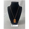 Image 1 : 1960's Enamel on Copper Necklace. Signed "Lea" Montreal