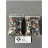 Image 1 : 2 Small Bags of Various Crystals Etc