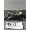 Image 2 : New In Package Amethyst & Citrine Pendant on Gold Plated Chain
