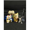 Image 2 : Assorted Cat Treasures & 9" - 10"H Hand Crafted Wood Salad Spoons