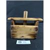 Image 1 : Hand Made Antique Wood Butter Press