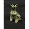 Image 3 : Vintage 4" Metal Crowned Frog & 5.5" Tea Light Turtle