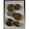 Image 2 : Assortment Of Vintage Military Uniform Buttons & 1964-1986 "The Netherlands Assoc. Vancouver, BC 1.5