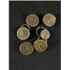 Image 2 : Vintage Royal Artillery Cap Badge, Assorted Military & Railroad Uniform Buttons
