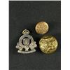 Image 2 : Vintage Buttons & Royal Corps Canadian Ordnance 1.5" Pin