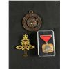 Image 2 : Assortment Of Vintage Military Pins, Arm Patches & More