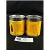 Image 2 : 2 Vintage Rex Brand Crab Boil 3" H Cans, New Orleans, LA. Empty