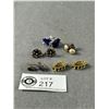 Image 2 : 5 Pairs of Vinage Earrings ( Some Sterling)
